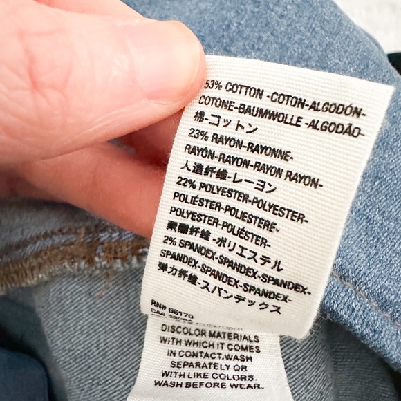 FREE PEOPLE Penny Pull-On Flare bell bottom Jeans medium wash size 28 size 6 - Picture 11 of 15